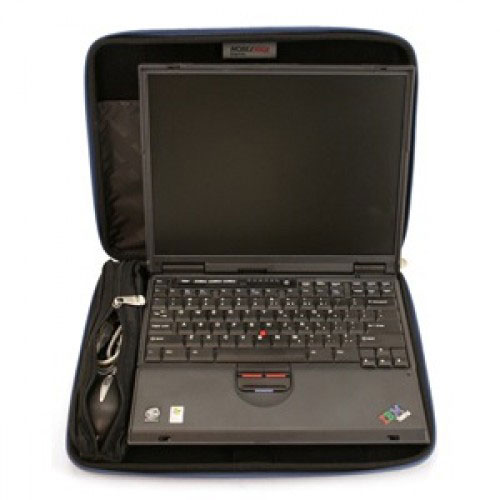 Open View of Small Portfolio Laptop Case