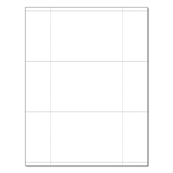 3.5 x 5 Postcard Stock Perforated